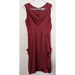 BOGO SALE! H&M Terracotta Cocktail Dress with Pockets, Sz 8